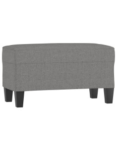 Panca Grigio Scuro 70x35x41 cm in Tessuto