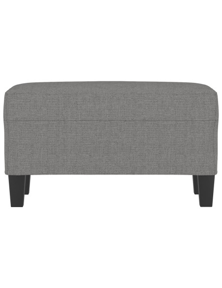 Panca Grigio Scuro 70x35x41 cm in Tessuto