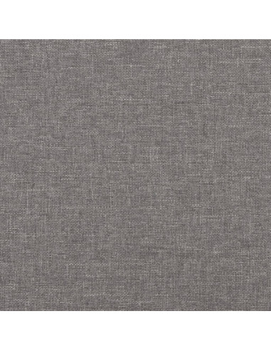 Panca Grigio chiaro 100x35x41 cm in Tessuto