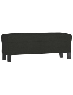Panca Nera 100x35x41 cm in Tessuto