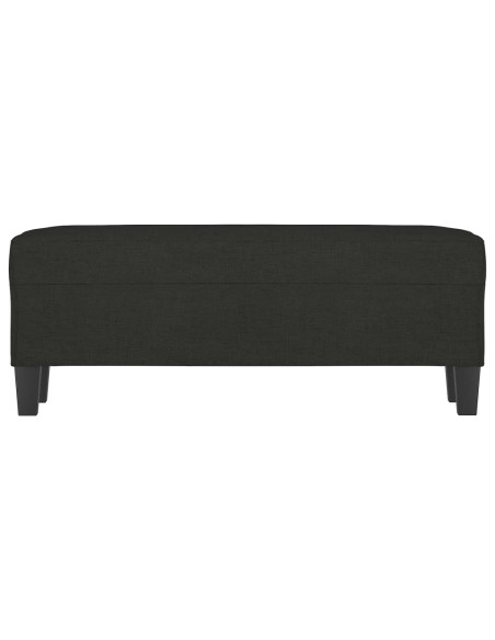 Panca Nera 100x35x41 cm in Tessuto