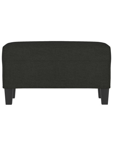 Panca Nero 70x35x41 cm in Tessuto