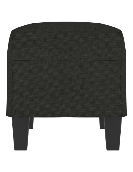 Panca Nero 70x35x41 cm in Tessuto