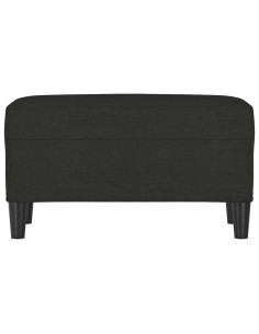 Panca Nero 70x35x41 cm in Tessuto 2