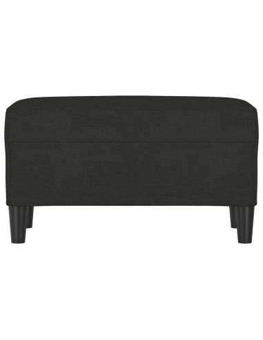 Panca Nero 70x35x41 cm in Tessuto