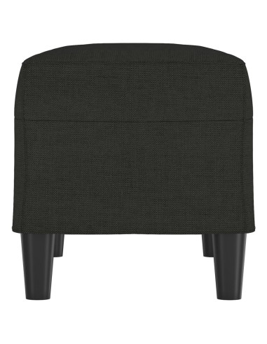 Panca Nero 70x35x41 cm in Tessuto