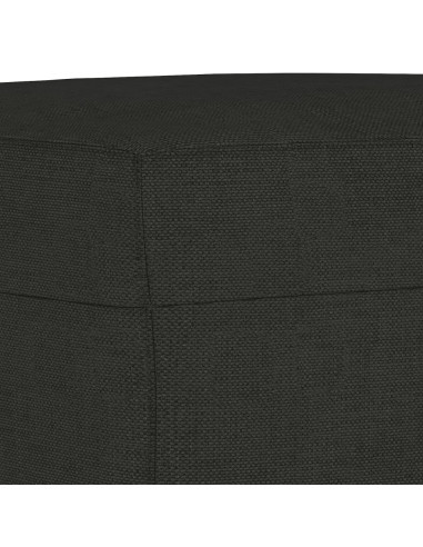 Panca Nero 70x35x41 cm in Tessuto