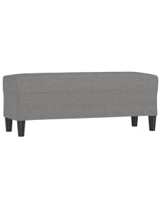Panca Grigio Scuro 100x35x41 cm in Tessuto