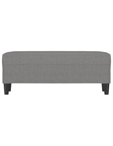 Panca Grigio Scuro 100x35x41 cm in Tessuto