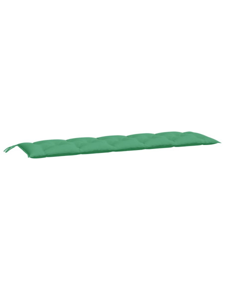 Cuscino per Panca Verde 180x50x7 cm in Tessuto Oxford