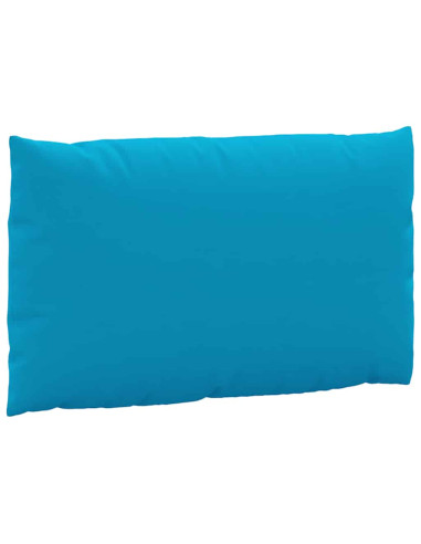 Cuscini per Pallet 3 pz Azzurro in Tessuto Oxford