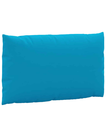 Cuscini per Pallet 3 pz Azzurro in Tessuto Oxford