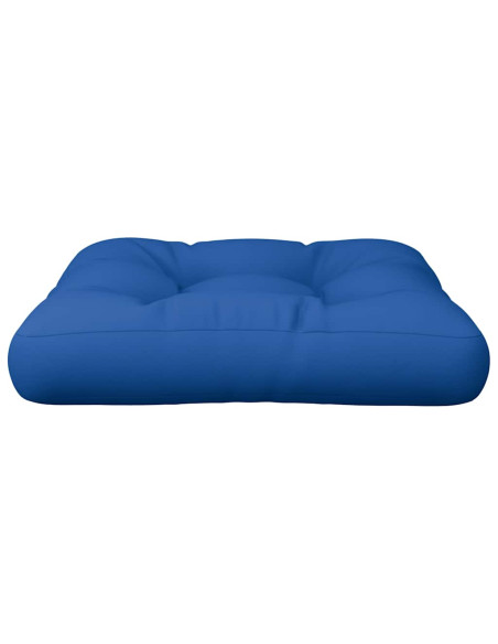 Cuscino per Pallet Blu 58x58x10 cm in Tessuto