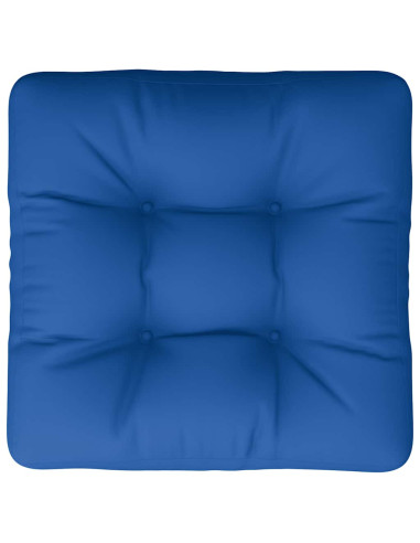 Cuscino per Pallet Blu 58x58x10 cm in Tessuto