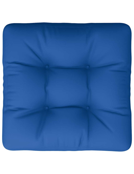 Cuscino per Pallet Blu 58x58x10 cm in Tessuto