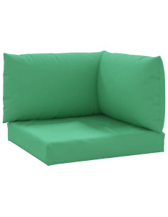 Cuscini per Pallet 3 pz Verdi in Tessuto Oxford