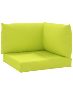 Cuscini per Pallet 3 pz Verde Intenso in Tessuto Oxford