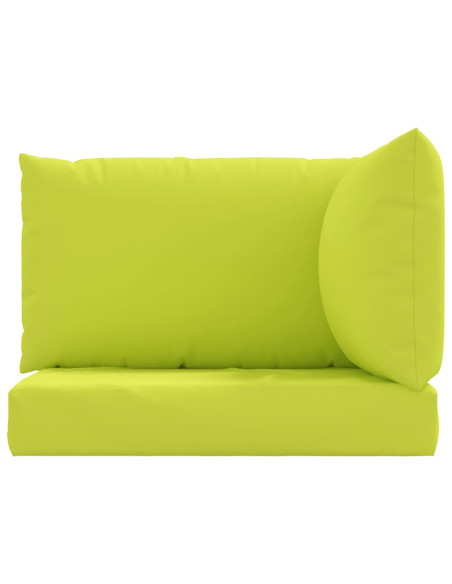 Cuscini per Pallet 3 pz Verde Intenso in Tessuto Oxford