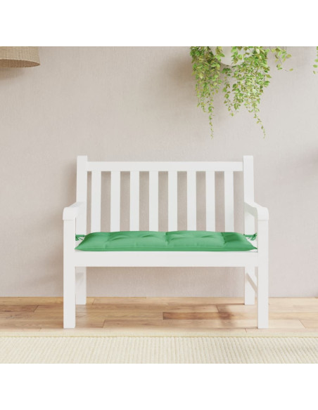 Cuscino per Panca Verde 100x50x7 cm in Tessuto Oxford