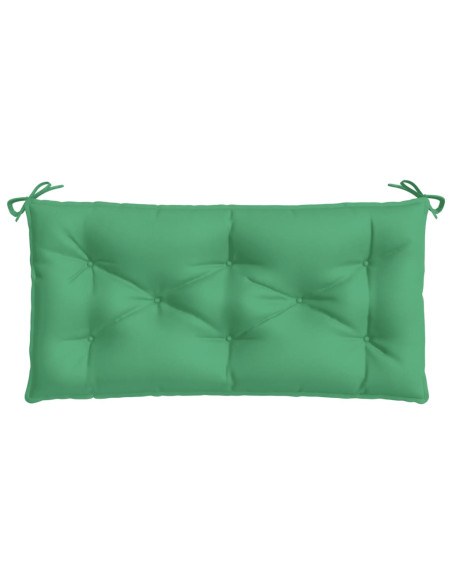 Cuscino per Panca Verde 100x50x7 cm in Tessuto Oxford