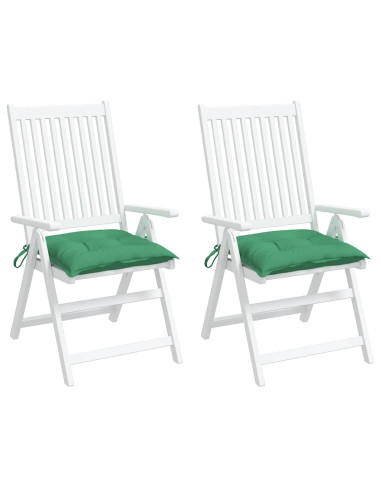 Cuscini per Pallet 2 pz Verdi 50x50x7 cm Tessuto Oxford