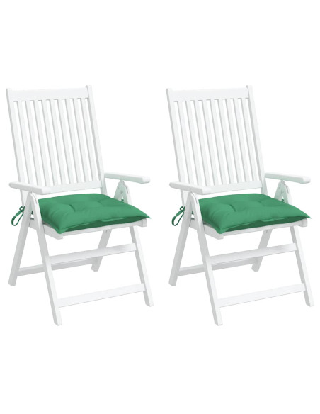 Cuscini per Pallet 2 pz Verdi 50x50x7 cm Tessuto Oxford