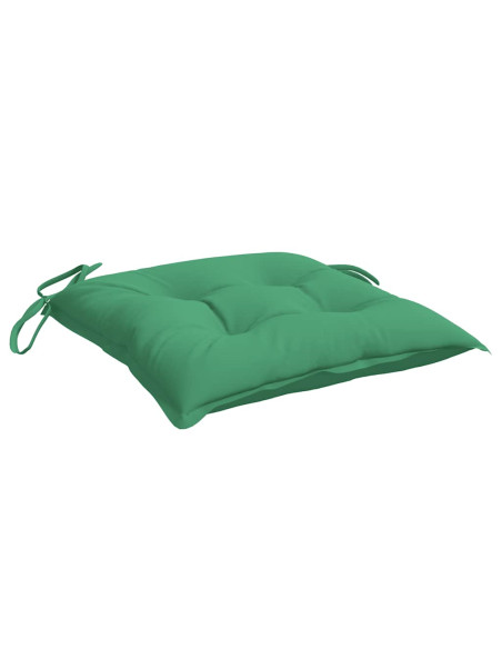Cuscini per Pallet 2 pz Verdi 50x50x7 cm Tessuto Oxford