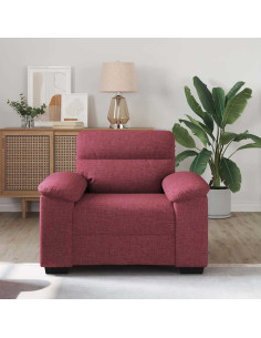 Poltrona Rosso Vino 60 cm in Tessuto 2