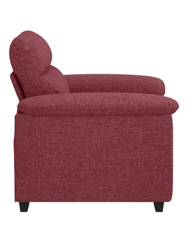Poltrona Rosso Vino 60 cm in Tessuto