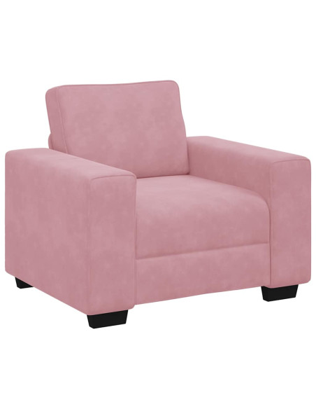 Divano Sedia Rosa 60 cm Velluto