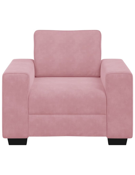 Divano Sedia Rosa 60 cm Velluto