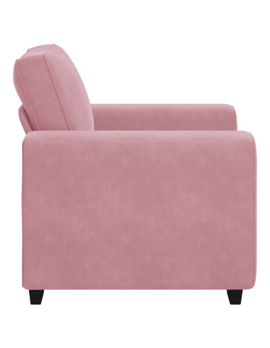 Divano Sedia Rosa 60 cm Velluto