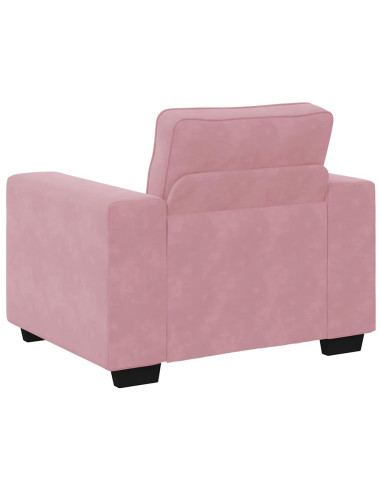Divano Sedia Rosa 60 cm Velluto