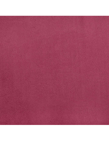 Set di Divani 3 pz con Cuscini Rosso Vino in Velluto