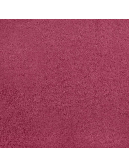 Set di Divani 3 pz con Cuscini Rosso Vino in Velluto