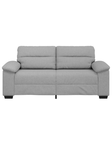 Divano a 2 Posti Grigio Nuvola 140 cm in Tessuto