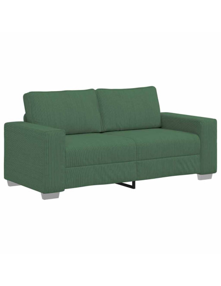 Divano Divanetto Verde giungla 140cm Tessuto di Velluto a Coste