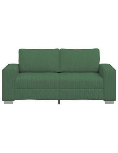 Divano Divanetto Verde giungla 140cm Tessuto di Velluto a Coste