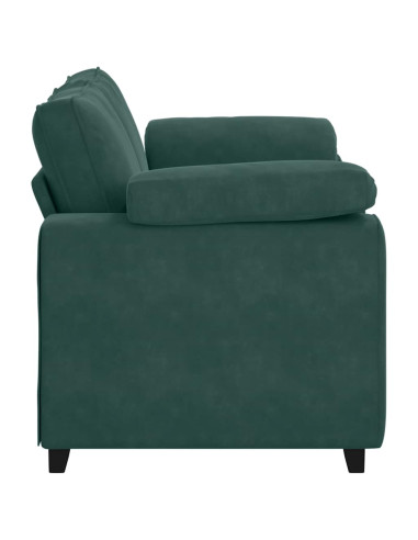 Divano Divanetto Verde Scuro 120 cm Velluto