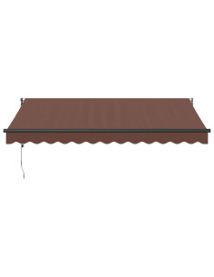 Tenda da Sole Retrattile Automatica Marrone 350x250 cm 2