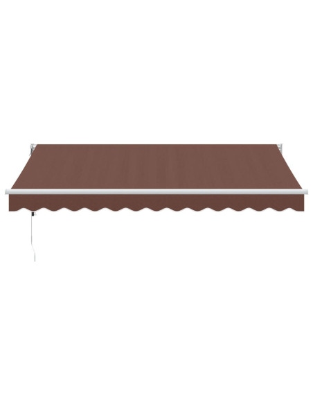 Tenda da Sole Retrattile Automatica Marrone 350x250 cm