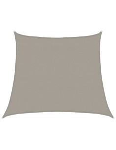 Vela Parasole 160 g/m² Trapezio Grigio Chiaro 4/5x4 m in HDPE