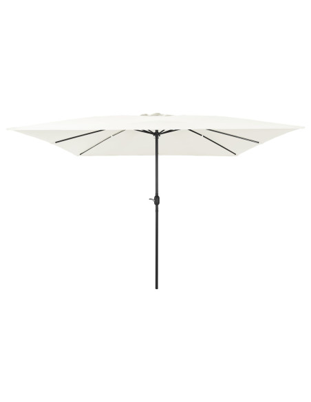Ombrellone Quadrato da Giardino  295x245 cm Bianco Sabbia