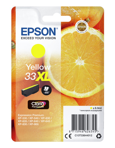 Epson Oranges Cartuccia Giallo T33XL Claria Premium