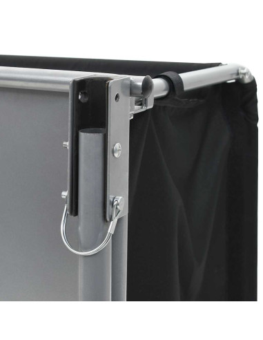 Rimorchio da Bici Nero e Giallo 65 kg