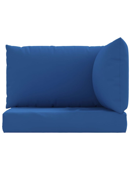 Cuscini per Pallet 3 pz Blu in Tessuto Oxford