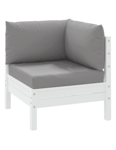 Cuscini per Pallet 3 pz Grigi in Tessuto Oxford 2