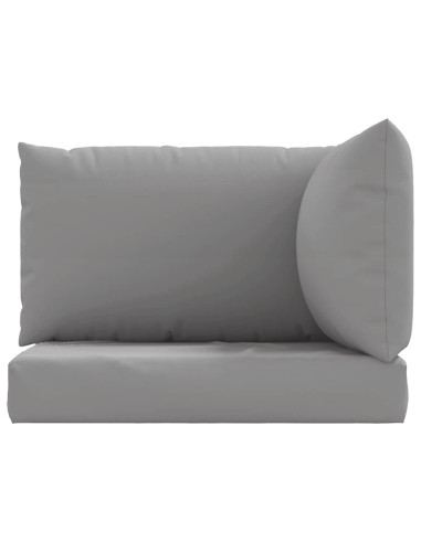 Cuscini per Pallet 3 pz Grigi in Tessuto Oxford