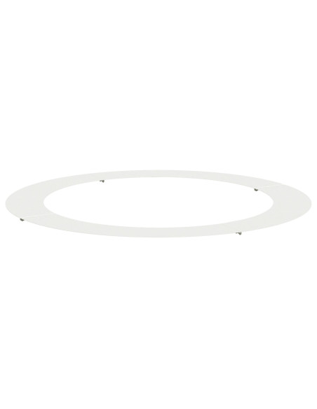 Vaso in Metallo Bianco Grande Bianco Metallo Grande Leggero