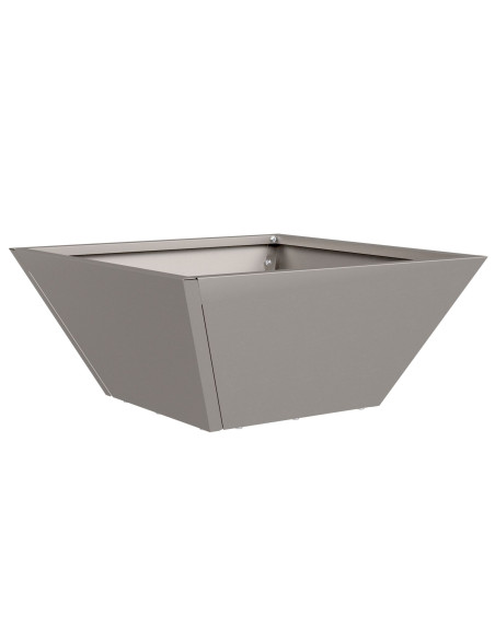 Fioriera in Metallo Acciaio Inossidabile 35 x 35 x 15 cm Durevole